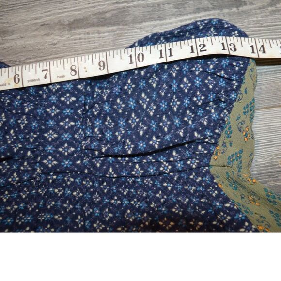 Free People Across The Sea Strapless Tunic - Indigo Sleeveless Boho Small - Picture 13 of 15